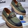 Timberland Textured Leather Bit Loafers Olive, Dark Brown, Black