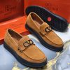 Valentino Garavani Suede Loafers Black Brown