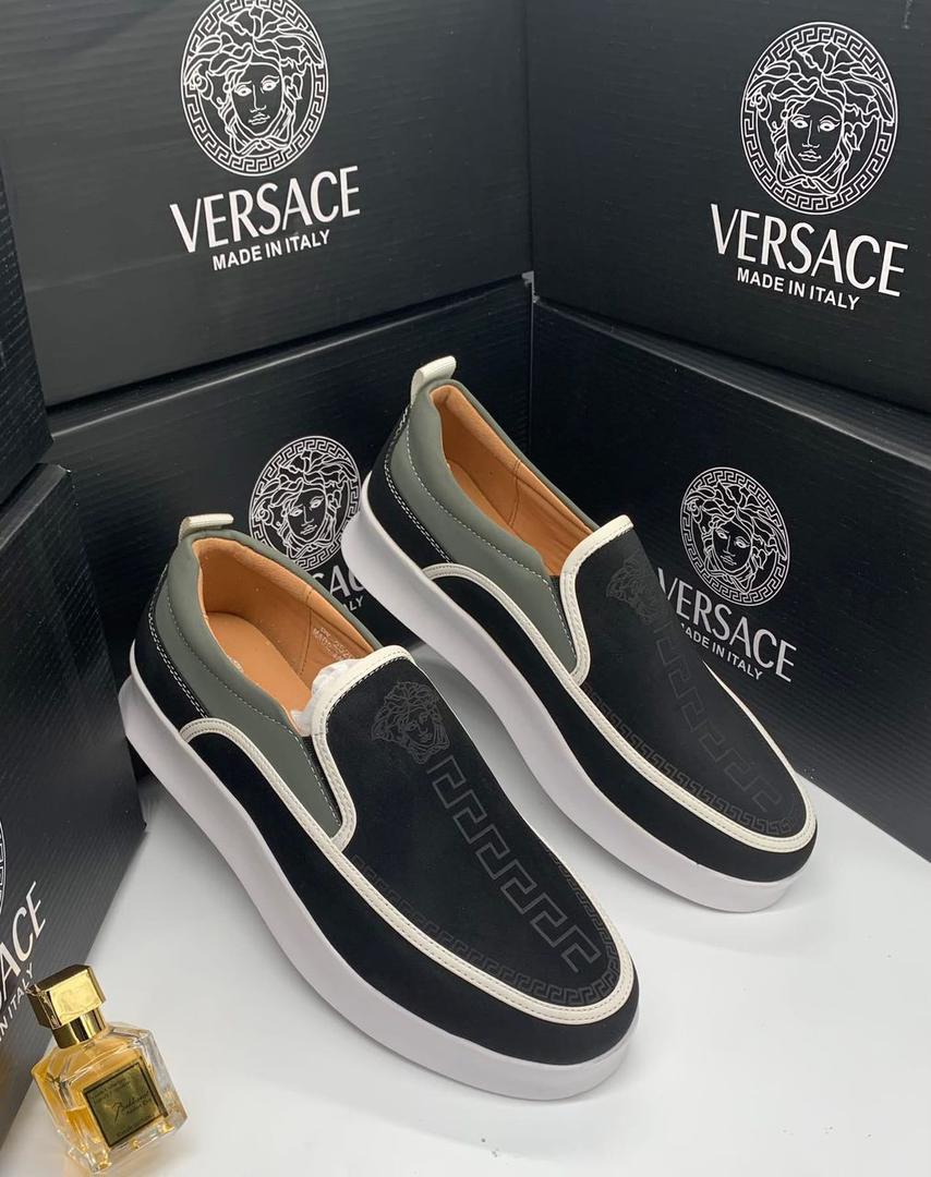 Versace Men’s Suede Loafers