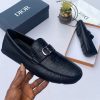 Black Dior Granville loafers