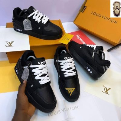 Louis Vuitton Black Trainers Sneakers