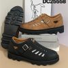 Christian Louboutin Chunky Sandals Black Rugged Buckle