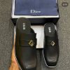 Dior Leather Loafers Black Minimal Slip-On