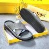 Fendi Roma Luxury Slippers Black Designer Comfort