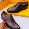 Louis Vuitton Varenne Richelieu Dress Shoes Brown Leather Formal