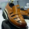 Luxury Clarks Brown Leather Shoes With Thick Black Sole