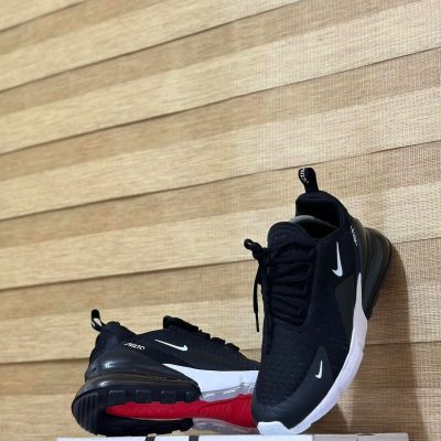 Nike Air Max 270 Sneakers Black White Air Cushion