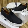 Timberland Slip On Sneakers Black White Sole Thick Design
