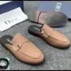 Dior Leather Mules Black Slip On Comfort