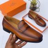 Hermès Paris Men’s Leather Penny Loafers